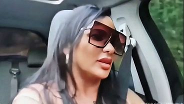 Look at the size of the driver's breasts!