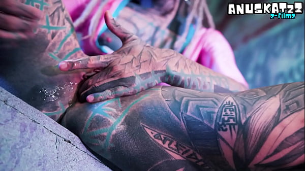 Tattoo Solo: Double Penetration with Toys, Anal Masturbation & ATM – Goth