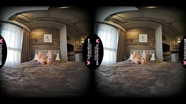 Download Video - Solo blonde cock teaser&comma; Mika is masturbating&comma; in VR