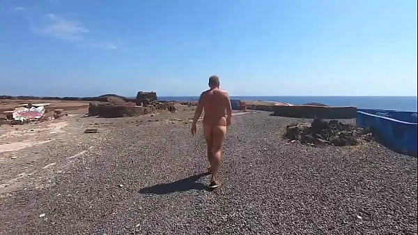 From the nudist beach where we were, we went to explore the nearby abandoned building.#nudism #nudistcouple #nudist #publ...