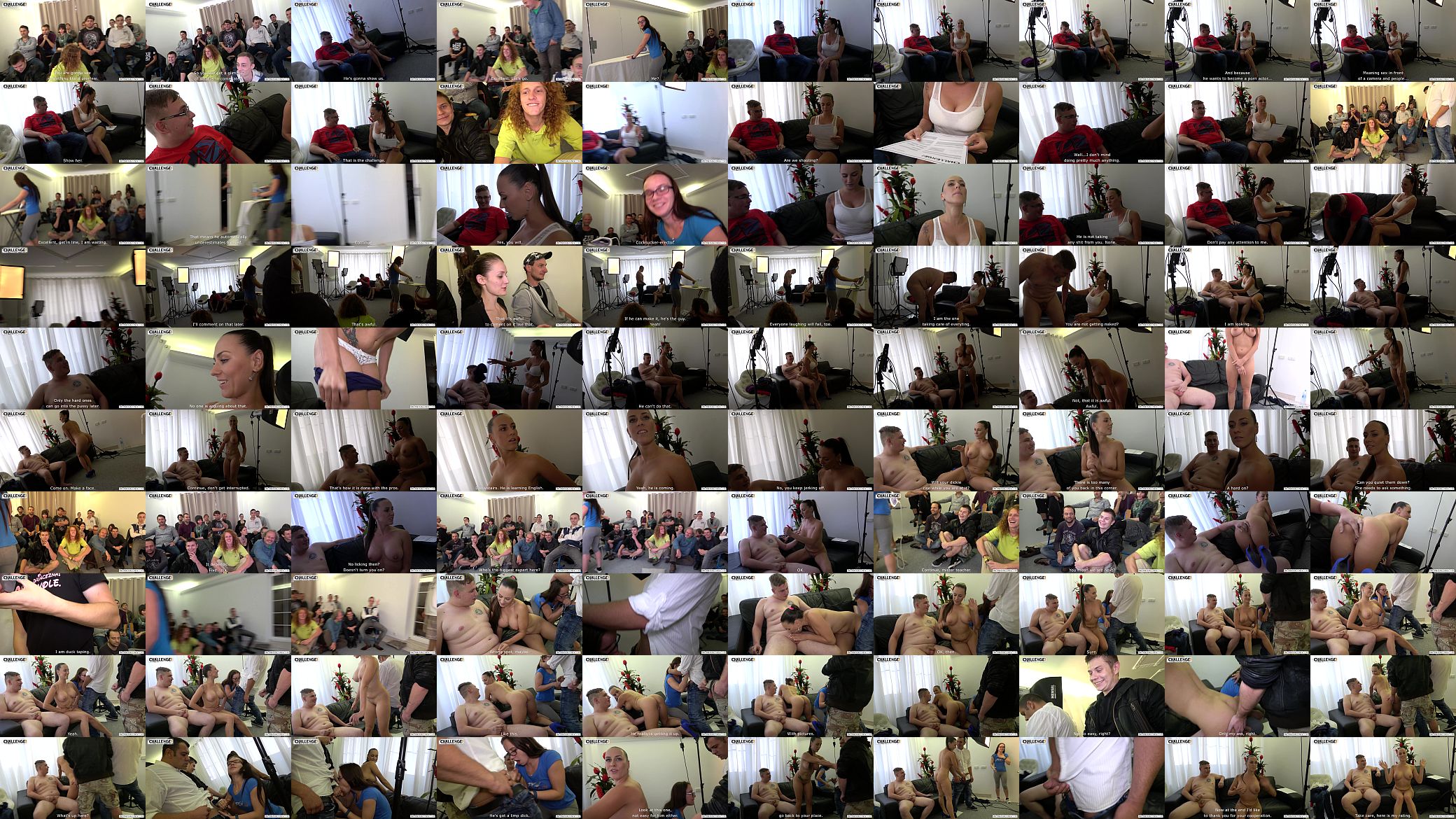 Fat Guy Can&#039;t Get His Cock up for Mea Melone and a Huge Audience 预览图