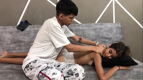 Sweet sex with little stepdaughter after getting home from work - stepdaughter fantasy