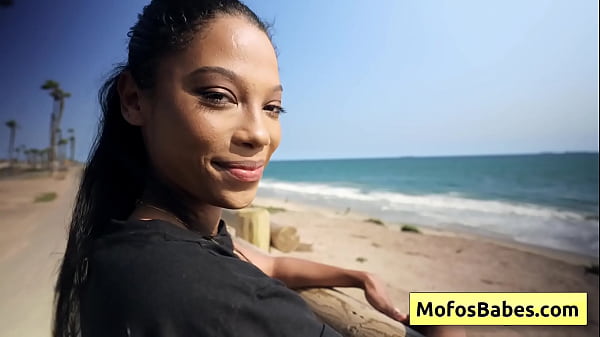 Sexy Busty Ebony Girl Rub Her Pussy and Clit in the Car - Eden West, Charles Dera