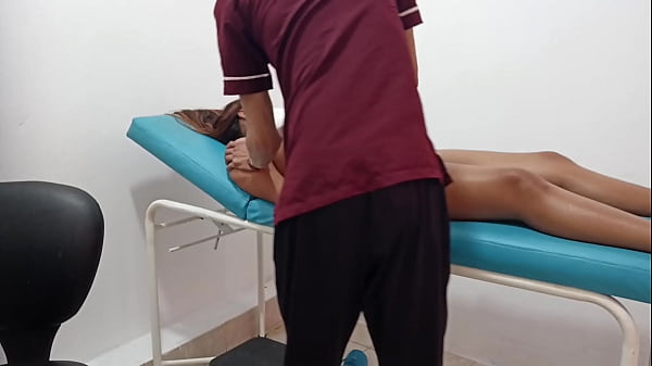 sexy horny girl massaged and then fucked