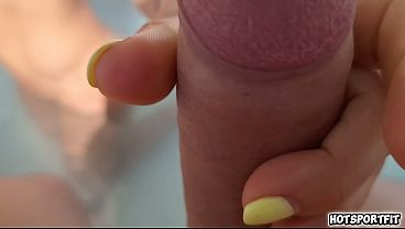 Hotsportfit - Hot Fitness Couple Jerks Off and Fucks Hard in the Spa Jacuzzi – Amateur Sex