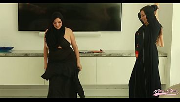 Download Video - Horny Milf Alina Angel Fucking her Friend Mona Azar & her young Stepson الينا انجل تتنايج مع صاحبتها منى و ابن صاحبتها