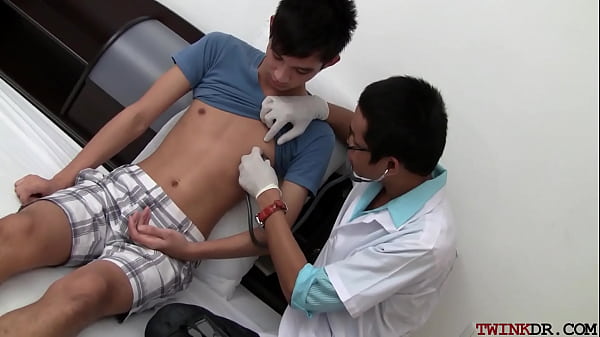 Download Video - Asian twink gets examined and breeded from behind by doctor