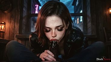 Tavern fuck with a biker slut (AI)