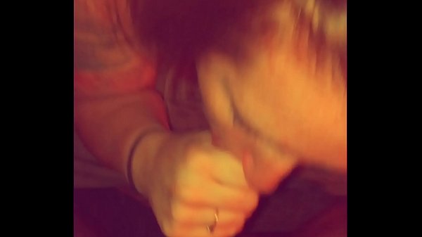 Redhead blowjob and huge facial