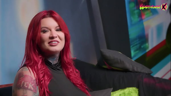 Interview with pornstar Sabien DeMonia and Kitty Azora at Warehouse X