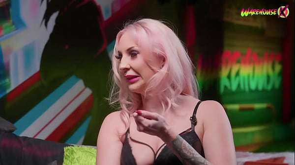 Interview with pornstar Sabien DeMonia and Kitty Azora at Warehouse X