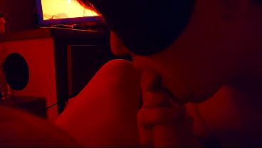 Red hot Amateur Blow Job - Close up - Red Light Video #29