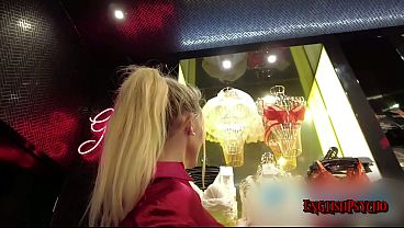 I Took Trans Britney Lingerie Shopping & Then Fucked Her Ass