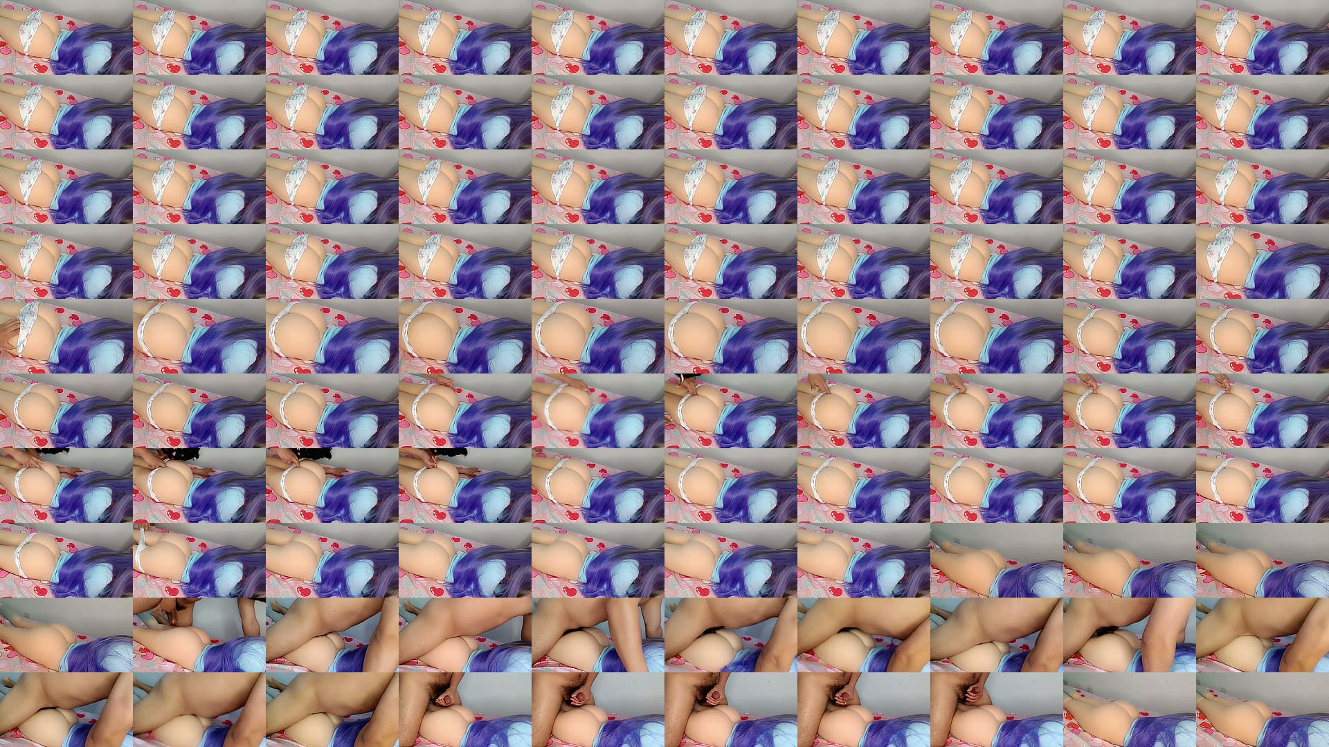 A virgin stepsister&#039;s first sexual encounter with her stepbrother with a huge thick cock (Sex doll fetish) 预览图