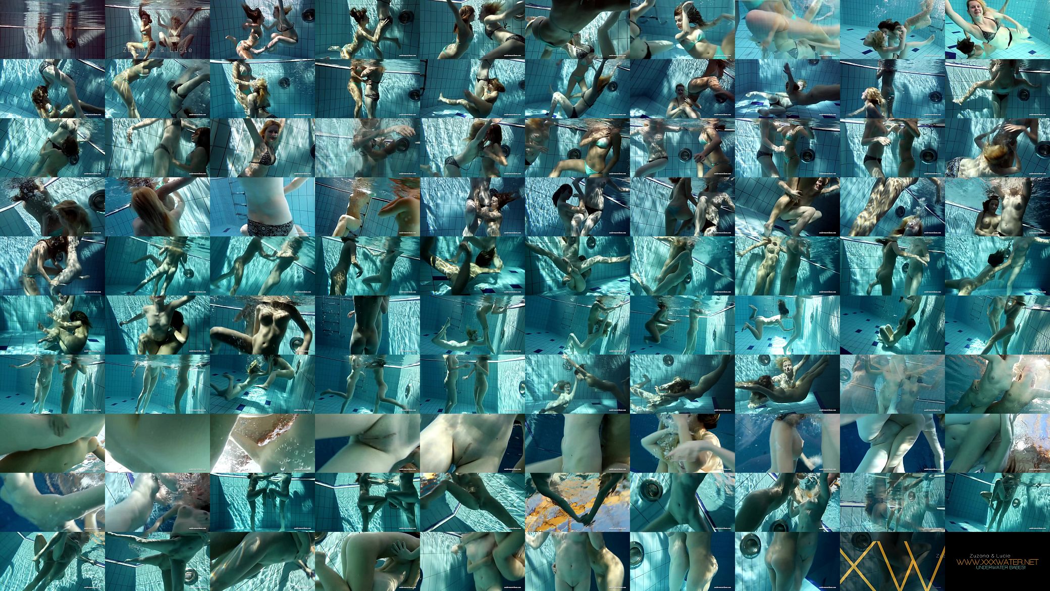 Zuzana and Lucie underwater swimming lesbos 预览图