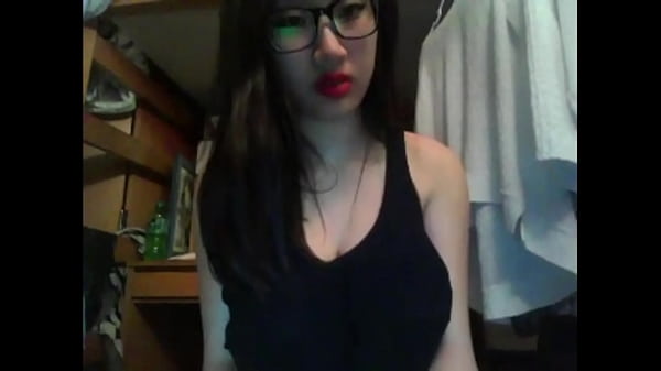 Download Video - Nerdy Asian show her big tits to study partner - Watch Part2 on myteencamxxx&period;com