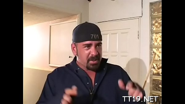 Horny teen gets her sweet hairless pussy stuffe...