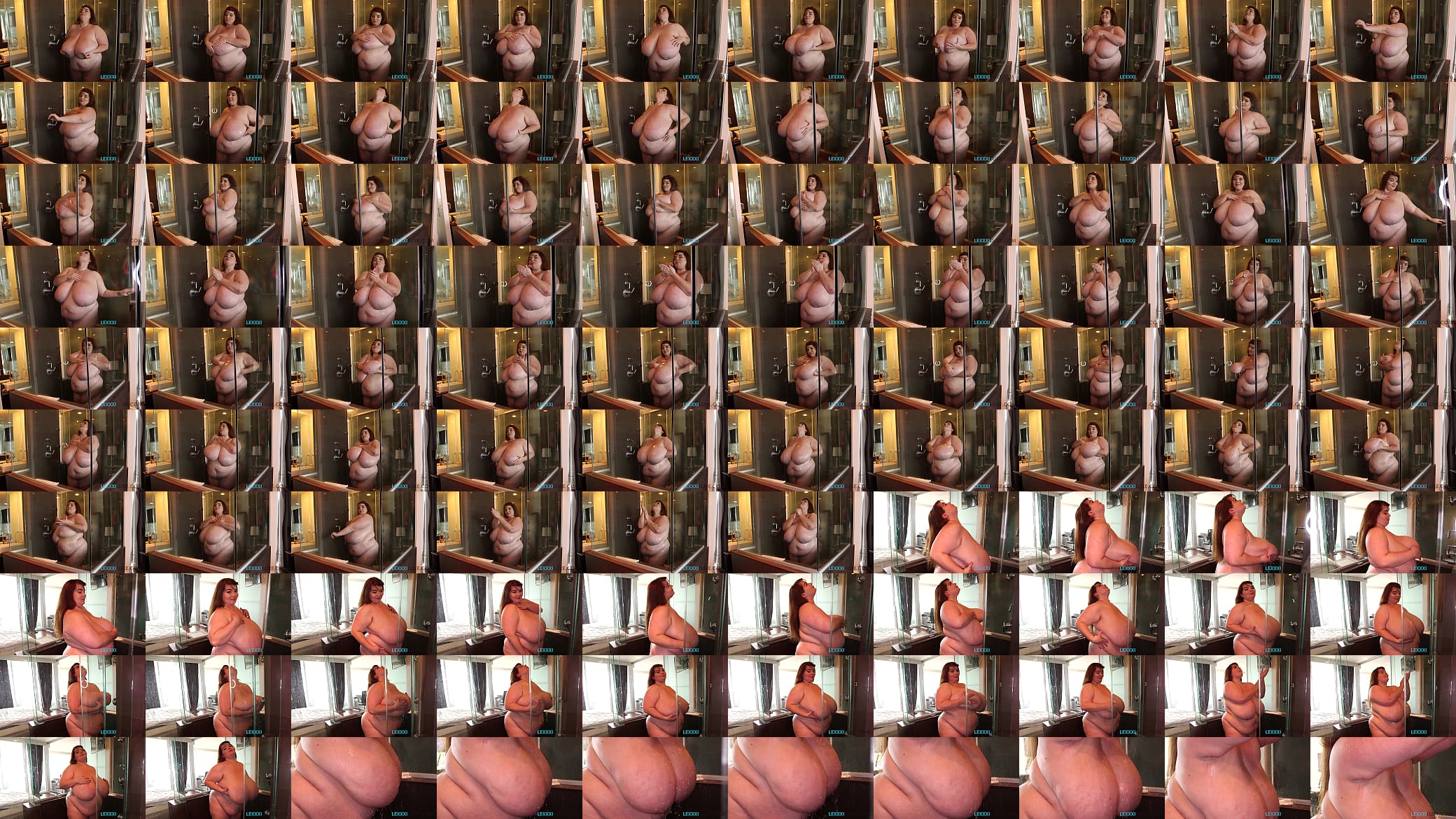 Sexy BBW Lexxxi Luxe Soaps Up Her Huge Tits 预览图