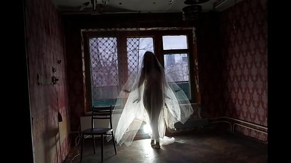 Ghost in a-maj in abandoned House