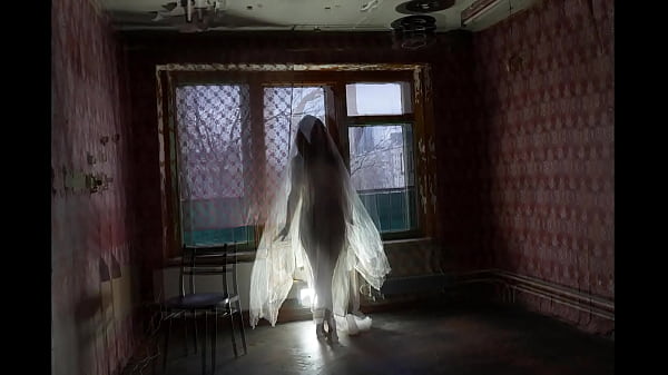 Ghost in a-maj in abandoned House
