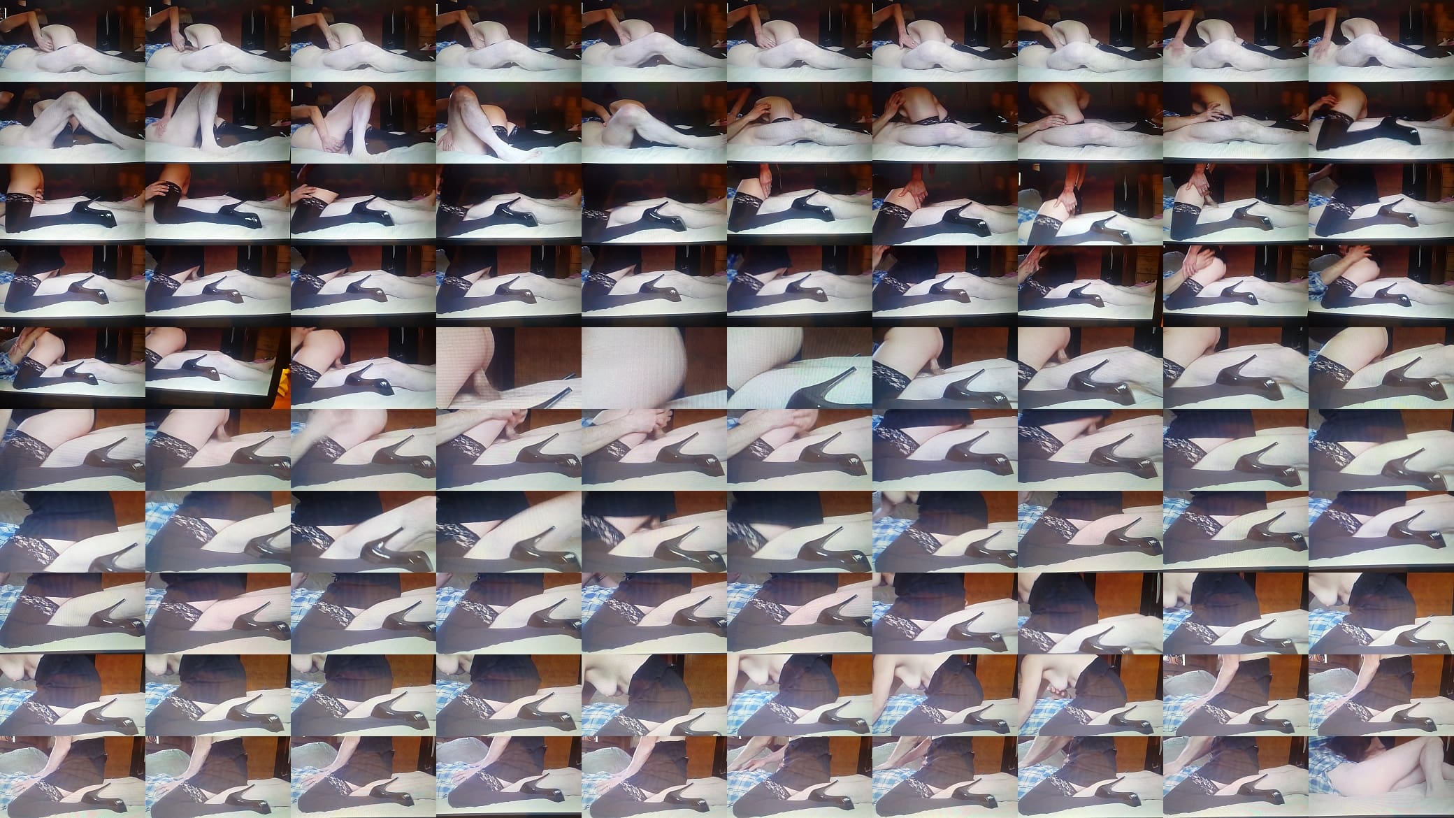 sexy 50 yr old high heels stockings 预览图