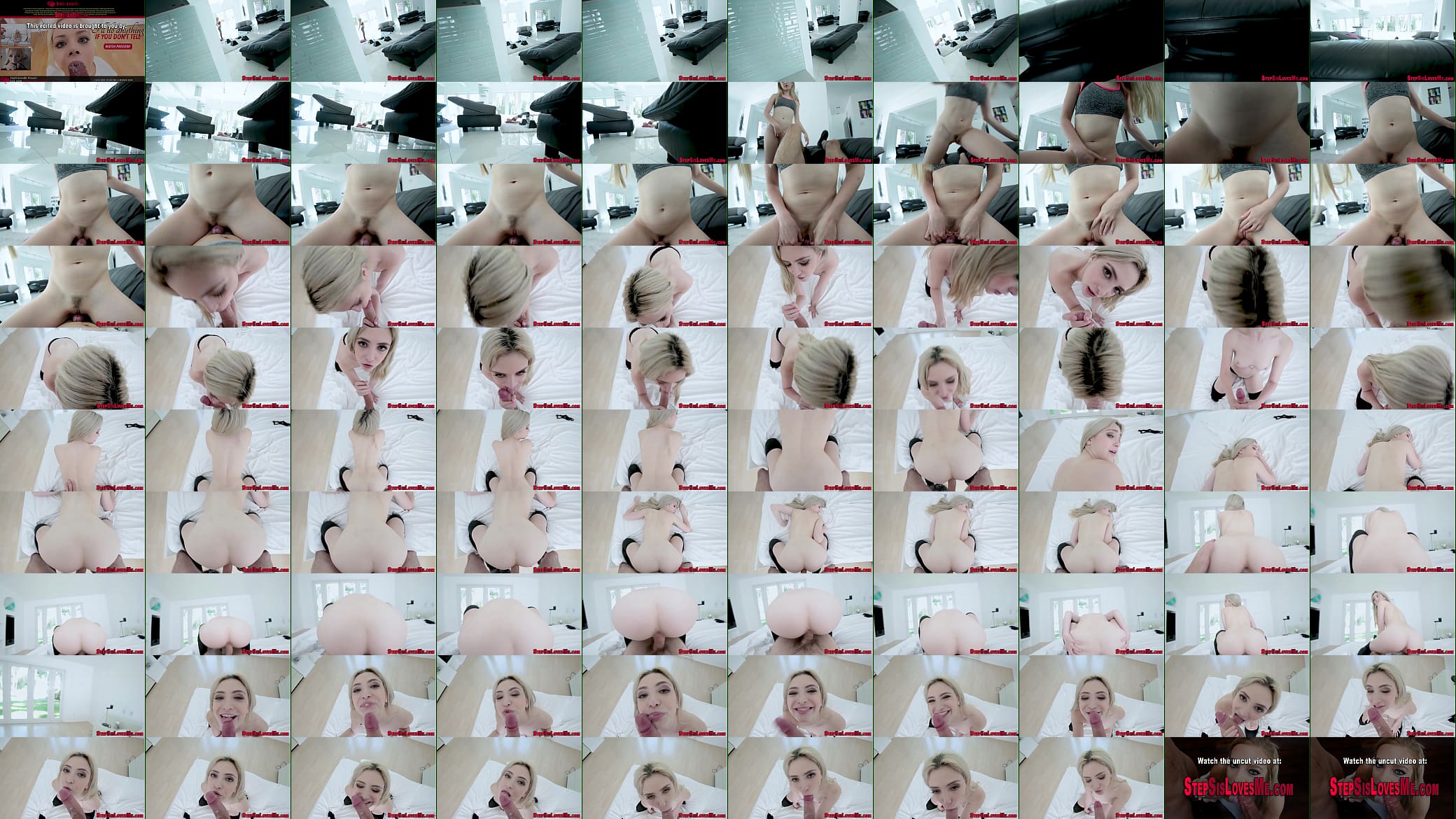 Blonde teen fucks stepbrother and sucks 预览图