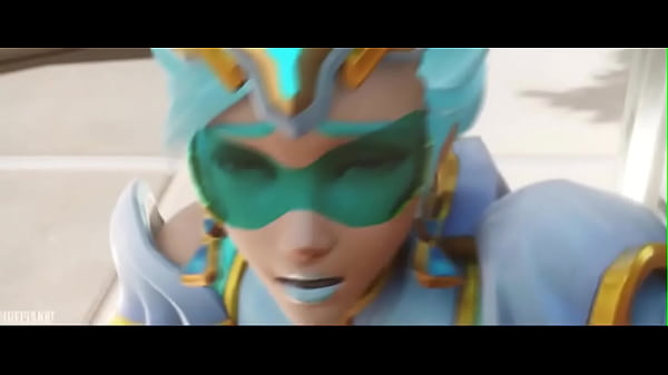 Atlantic Tracer From The Game Overwatch Receives a Facial Cumshot (KreiSake)