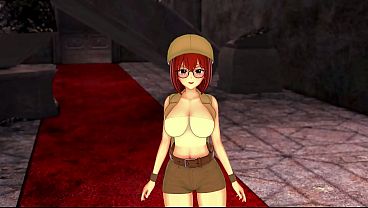 Diane Poses on the Red Carpet – 3D Animation