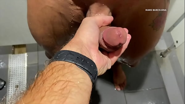 Gym Shower Gay Cruising Blowjob Masturbation