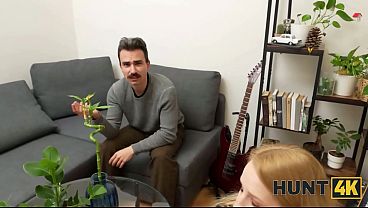 Download Video - HUNT4K&period; Sex with a sexy Blonde is the best leg treatment