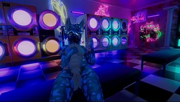 Furry girl moaning and squirting