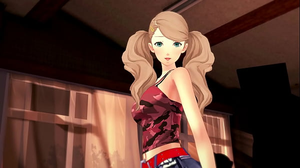 Persona Futanari Selfcest - Ann Takamaki creamp...
