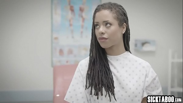 Download Video - Sexy ebony small tits teen rides a bad doctors cock