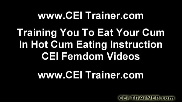 男が私のために精液を食べるのが好き