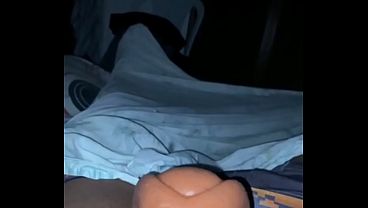 Download Video - POV&comma; escucha como hablo sucio en espa&ntilde;ol mientras masturbo mi gran polla negra con mi fleshlight hasta conseguir una corrida jugosa de mi BBC