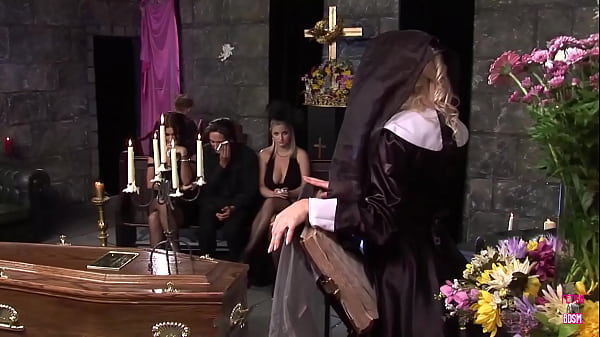 After the funeral three guys and three girls sat down to mourn the lost souls