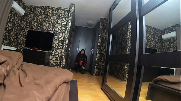 Blowjob in My Tight Jumpsuit & Shiny Downjacket &ndash; He Came All Over Me  230