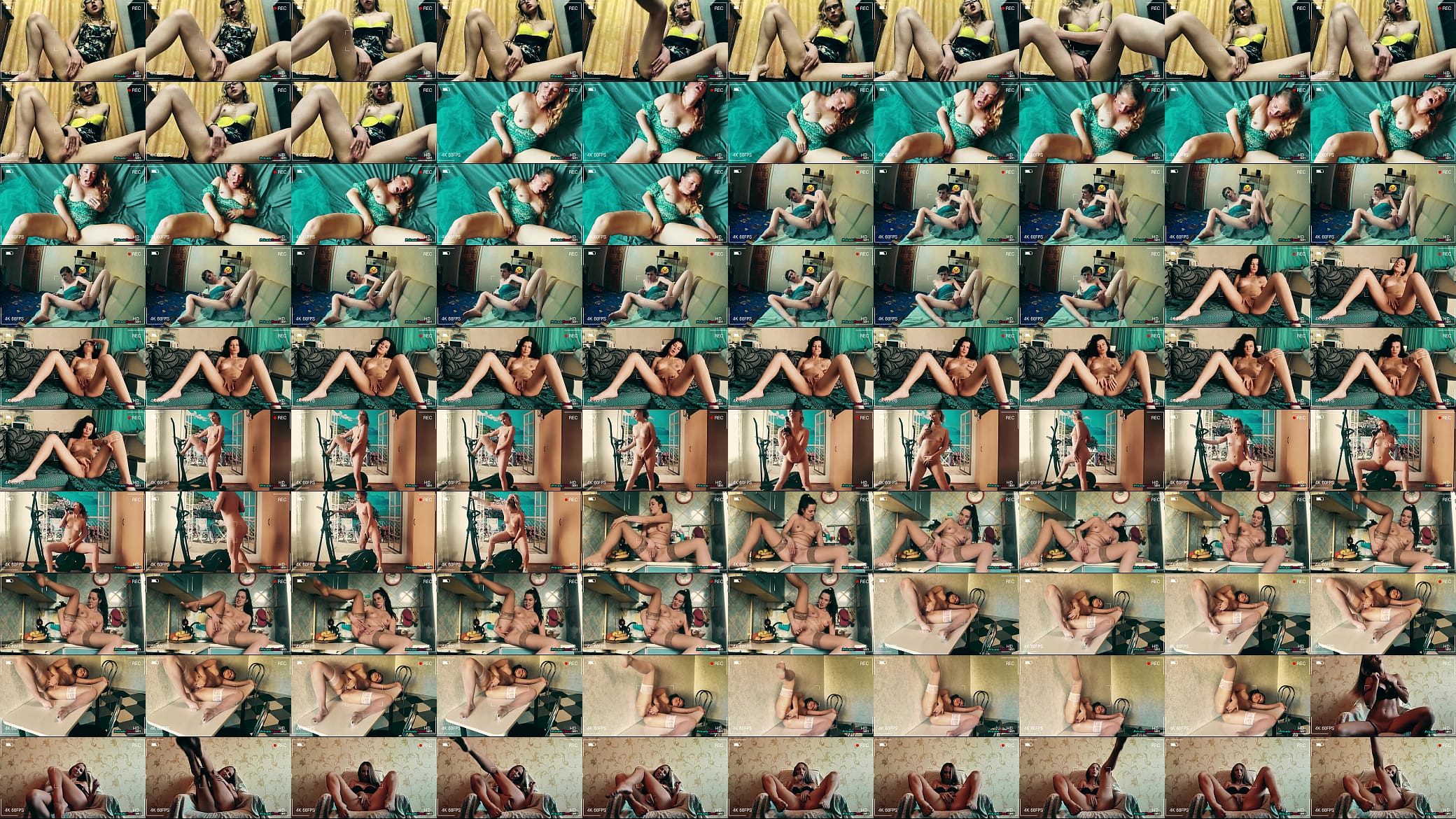 Compilation of the horniest and most beautiful Slavic women playing with their wet pussies. 预览图