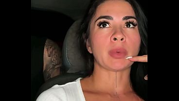 ASMR CLOSE UP - Silvana Lee fucks Brian Evans in the car 30 sec