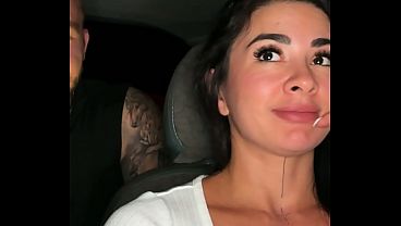 ASMR CLOSE UP - Silvana Lee fucks Brian Evans in the car