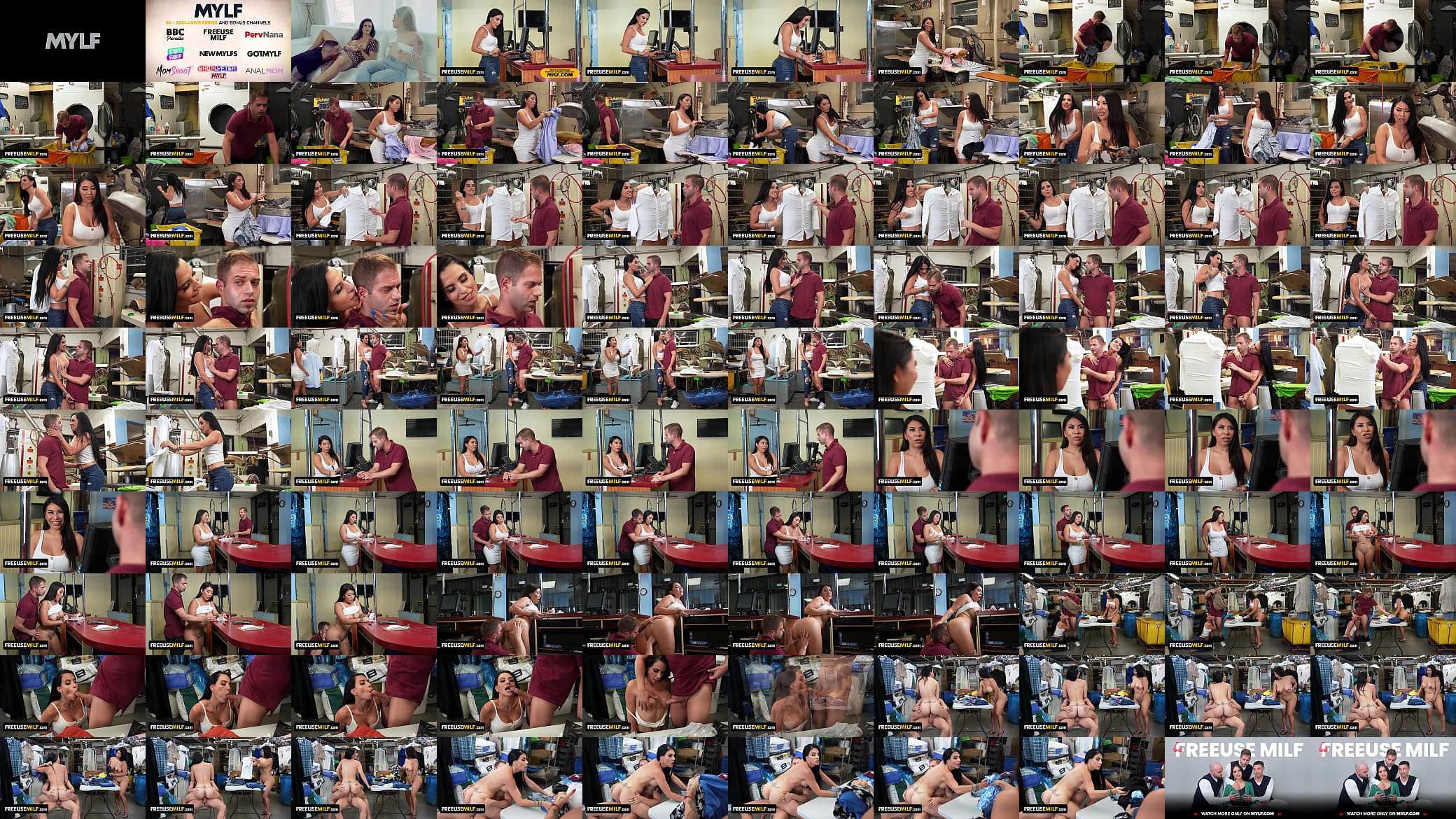 FreeUse Milf - Big Titted Milfs Tokyo Lynn &amp; Sandy Love Seduce Horny Stud And Fuck Him In Laundromat 预览图