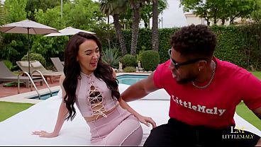 Petite Polly Bangs Surprised by 3 BBC Her Tight Hole Gets Ruined in Every Position