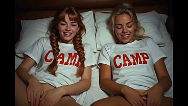 1990s American Summer Camp Lesbian Fantasy (Lesbian, Pussy Licking, Mutual Masterbation, Fingering, Face Sitting, Redhead, Perfect Ass, Tits) -AI Generated)