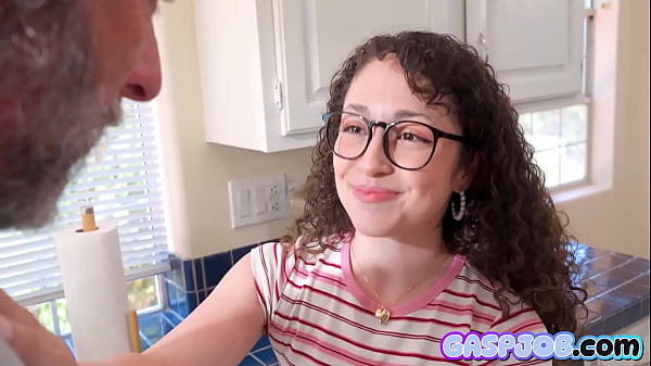 Horny Teen Pixie Smalls Swallowing The Handymans Cock