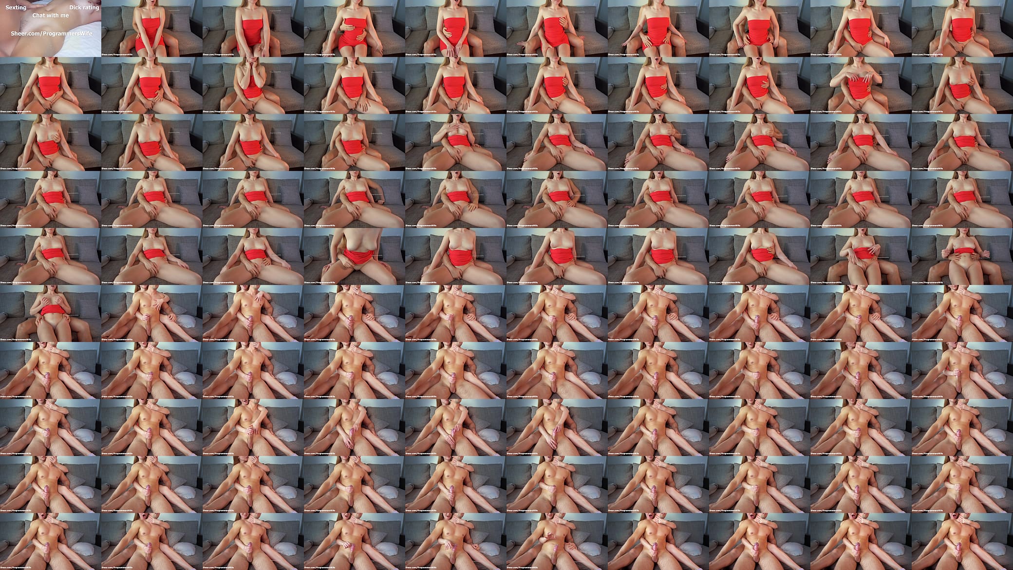 Beauty in dress grabbed my neck and made me cum after pussy masturbation orgasm - ProgrammersWife 预览图