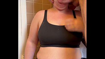 Double stuff slut ebony facial