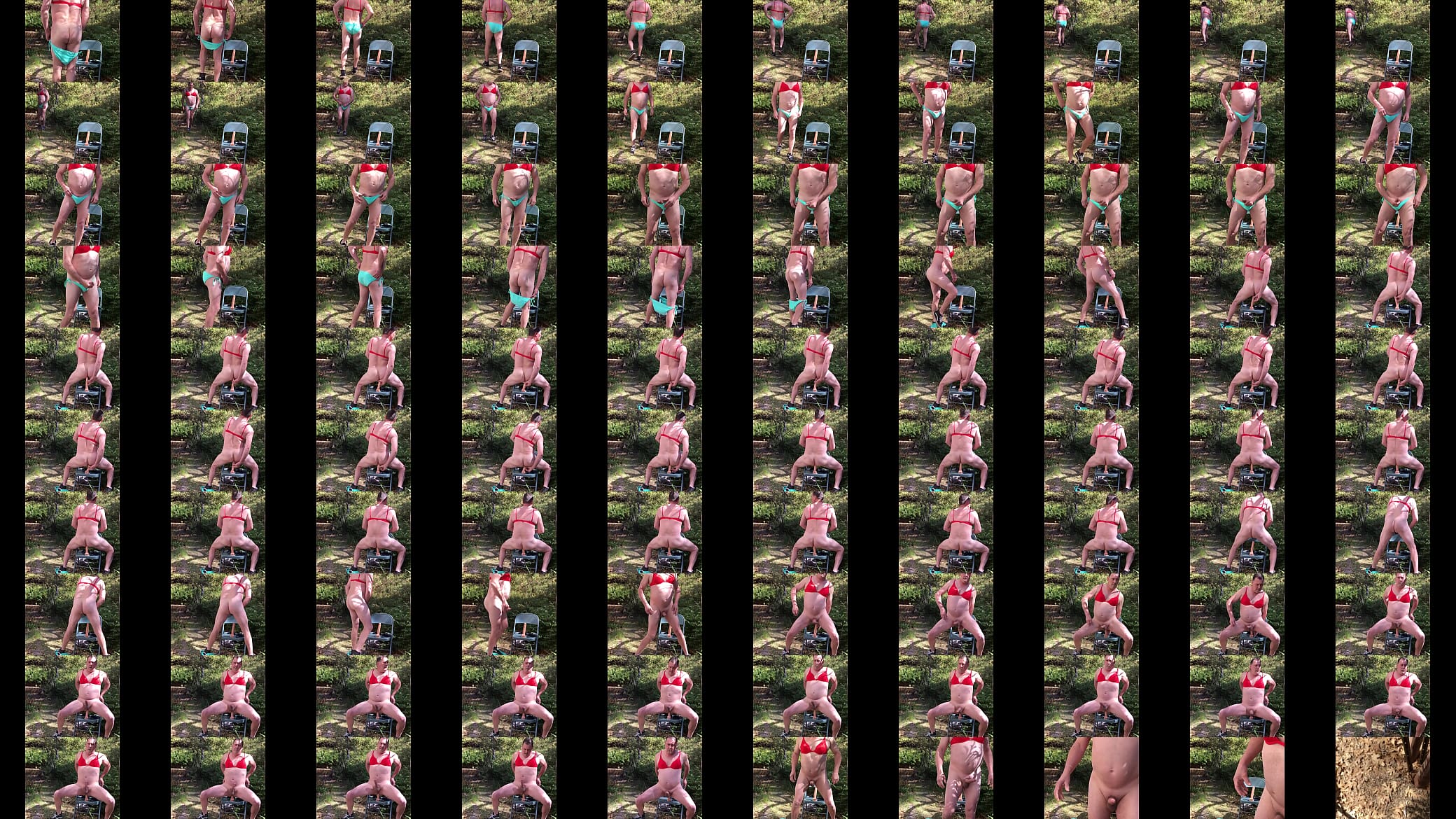 Straight/bi plays outdoors/public in bra/bikini-adam longrod 预览图
