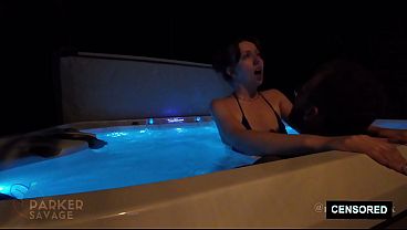 My Slutty Little Stepsister Got Soaked and Fucked Hard in the Hot Tub While No One Was Home