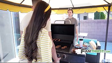 Girl Sucks Stepdad's Meat at the Family BBQ - Serena Hill, Will Pounder