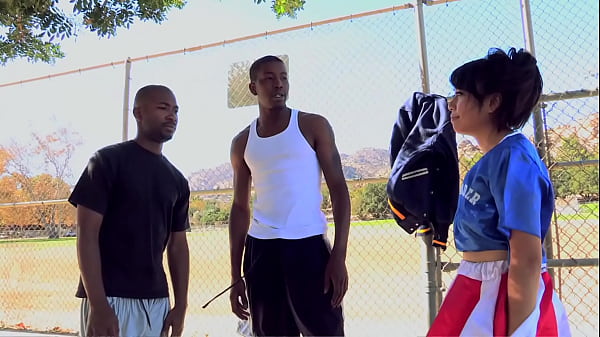 This taboo interracial fuck fest gets freaky on the kitchen counter, with her lovely...